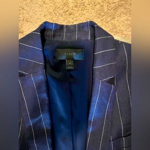 J Crew Relaxed Linen Blazer Size 4